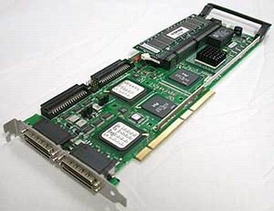Adaptec SCSI RAID 3400S Storage controller (RAID)- U160 SCSI- 160 MBps